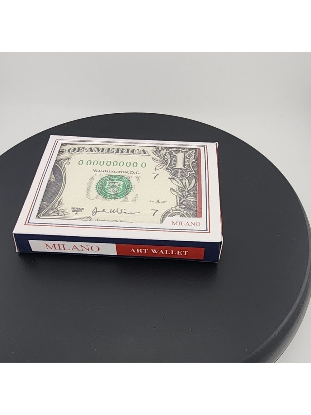 Milano Art Wallet with Dollar Design